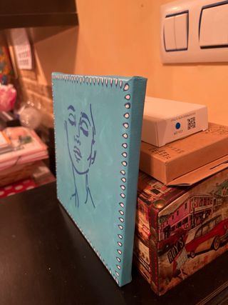 Lienzo pintado a mano