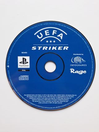 UEFA Striker PS1 - Solo Disco - PAL
