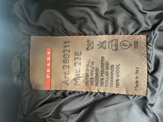 Giacca Prada Nera Uomo