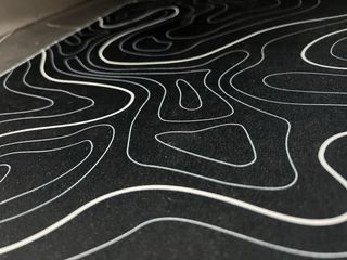 Alfombrilla Gaming Topo Negra y Blanca