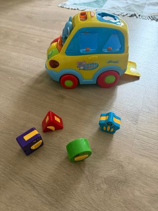 Lote Juguetes Bebé: Bus, Rana y Abeja