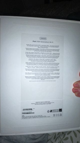 Caja iPad 10ª Gen Apple