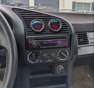 Soporte relojes aireador BMW E36