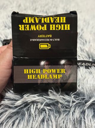 Linterna Frontal LED USB