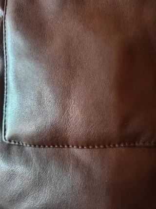 Abrigo acolchado dos tonos