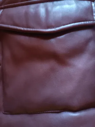 Abrigo acolchado dos tonos