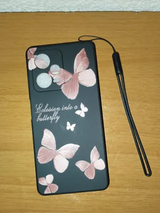 Funda móvil y cordón