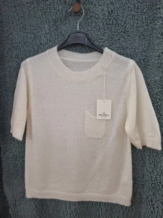 Jersey rayas naranja y rosa talla única