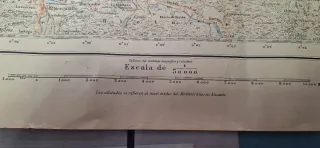 Mapa Santander 1942 I.G.C.