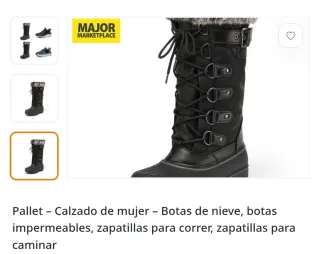 Botas de nieve Pallet negras