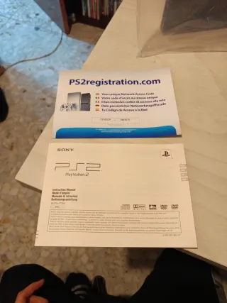 PS2 Slim Negra en Caja