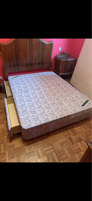 Cama con 4 cajones y somier