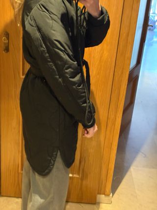 Abrigo acolchado VILA negro