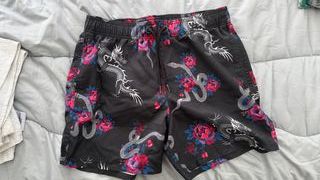 Bañador Hollister Dragones y Flores Talla S