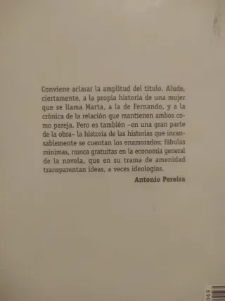 Libro Las Historias de Marta y Fernando