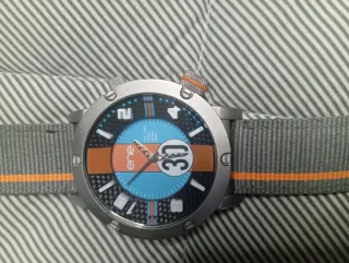 Reloj ENE cup Deportivo Hombre Azul Naranja