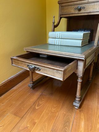 Mesita auxiliar teléfono madera