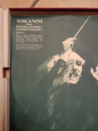 Cofanetto 9 Vinili 33 giri Toscanini RCA