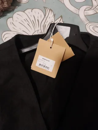 Vestido negro y blanco