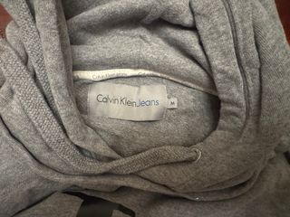 Vestido Sudadera Calvin Klein Gris Talla M