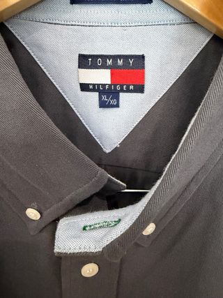 Camisa Tommy Hilfiger Gris Hombre