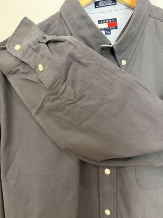 Camisa Tommy Hilfiger Gris Hombre