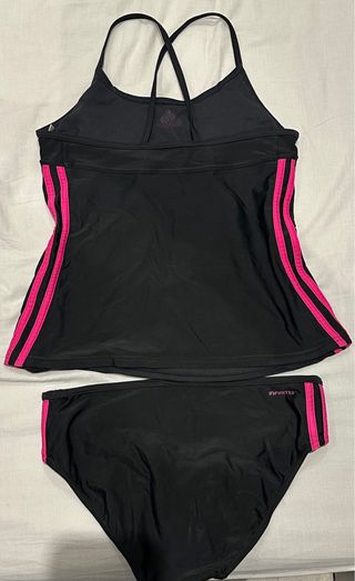 Bañador Adidas Negro y Rosa Tallas