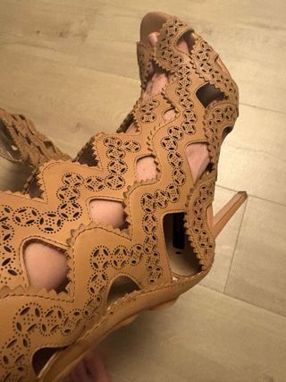 Botines Sandalia Zara Calados T.38