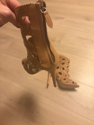 Botines Sandalia Zara Calados T.38