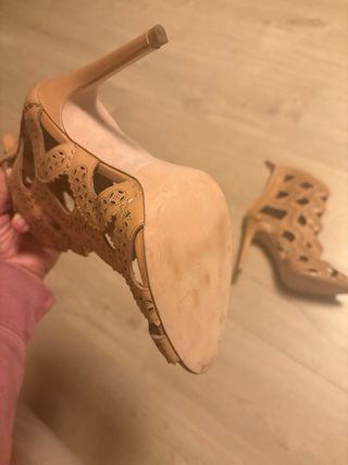 Botines Sandalia Zara Calados T.38