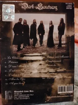 Dark Sanctuary Les Mémoires Blessées CD
