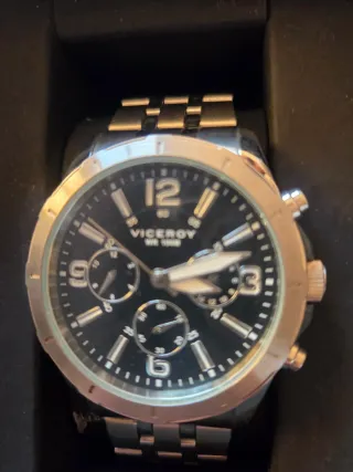 Reloj Viceroy Cronógrafo Plata Nuevo
