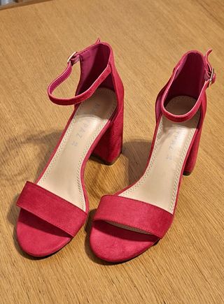 Sandalias Marypaz ante fucsia talla 38