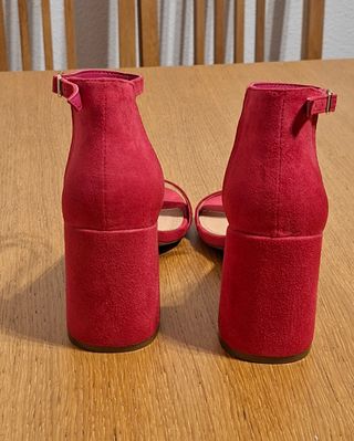 Sandalias Marypaz ante fucsia talla 38