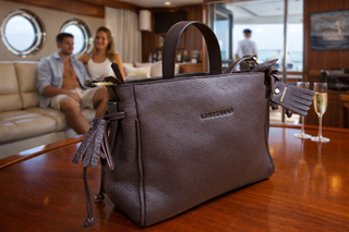 Bolso Longchamp Marrón Piel