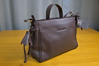 Bolso Longchamp Marrón Piel