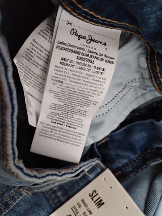 Pantalones tejanos Pepe jeans Slim Jeans Lw Venus