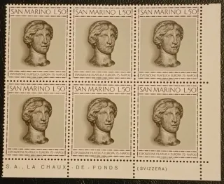 San Marino 1975 Yvert 899 - Lote 6 sellos