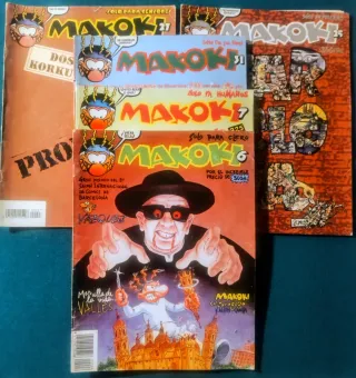 LOTE DE 5 CÓMICS MAKOKI