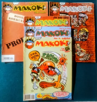 LOTE DE 5 CÓMICS MAKOKI