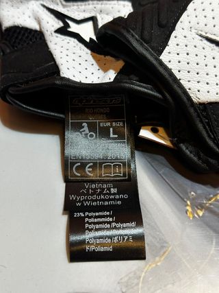 Guantes Alpinestars Carbono Talla L