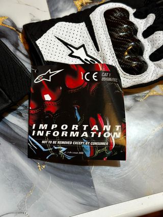 Guantes Alpinestars Carbono Talla L