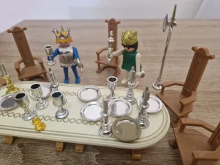 Set Playmobil Castillo Medieval Figuras Antiguas