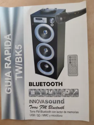 Altavoz Bluetooth Negro