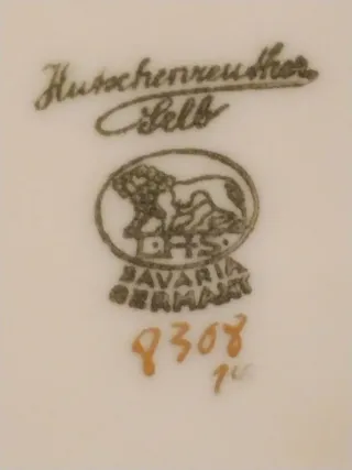 Sopera porcelana Hutschenreuther Bavaria dorada