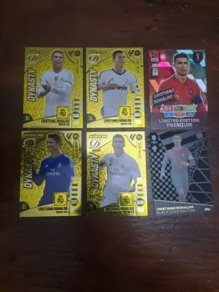 Cromos de mbappe_beligam,ronaldo