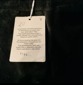 Pantalón de pana marrón