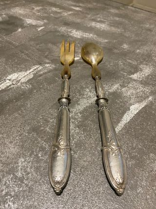 Cubiertos de ensalada vintage