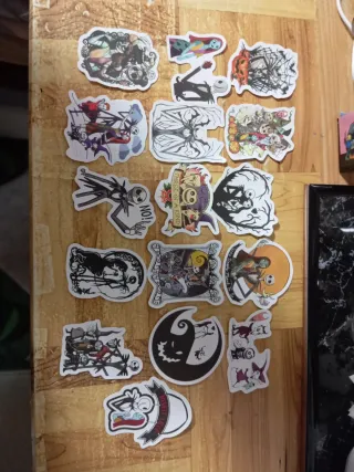 Jack funko 16 pegatinas Pesadilla antes de navidad