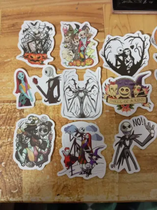 Jack funko 16 pegatinas Pesadilla antes de navidad